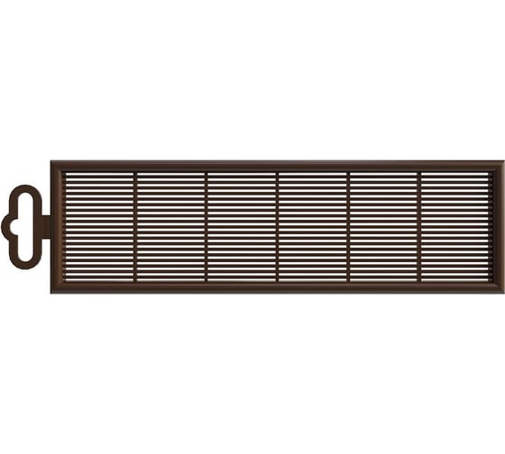 Решетка вентиляционная 2307ДП (227x67 мм; коричневая) ERA 90-01923