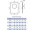 Площадка торцевая пластиковая 110ПТП (180x250 мм; фланец 110 мм) ERA 86-867 5