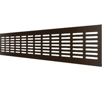 Решетка переточная алюминиевая с анодированным покрытием (480x80 мм; темная бронза) ERA 4808DP Al 90-06454