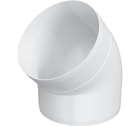 Колено круглое пластик 45, D125 86-551 12,5ККП 45°, ERA
