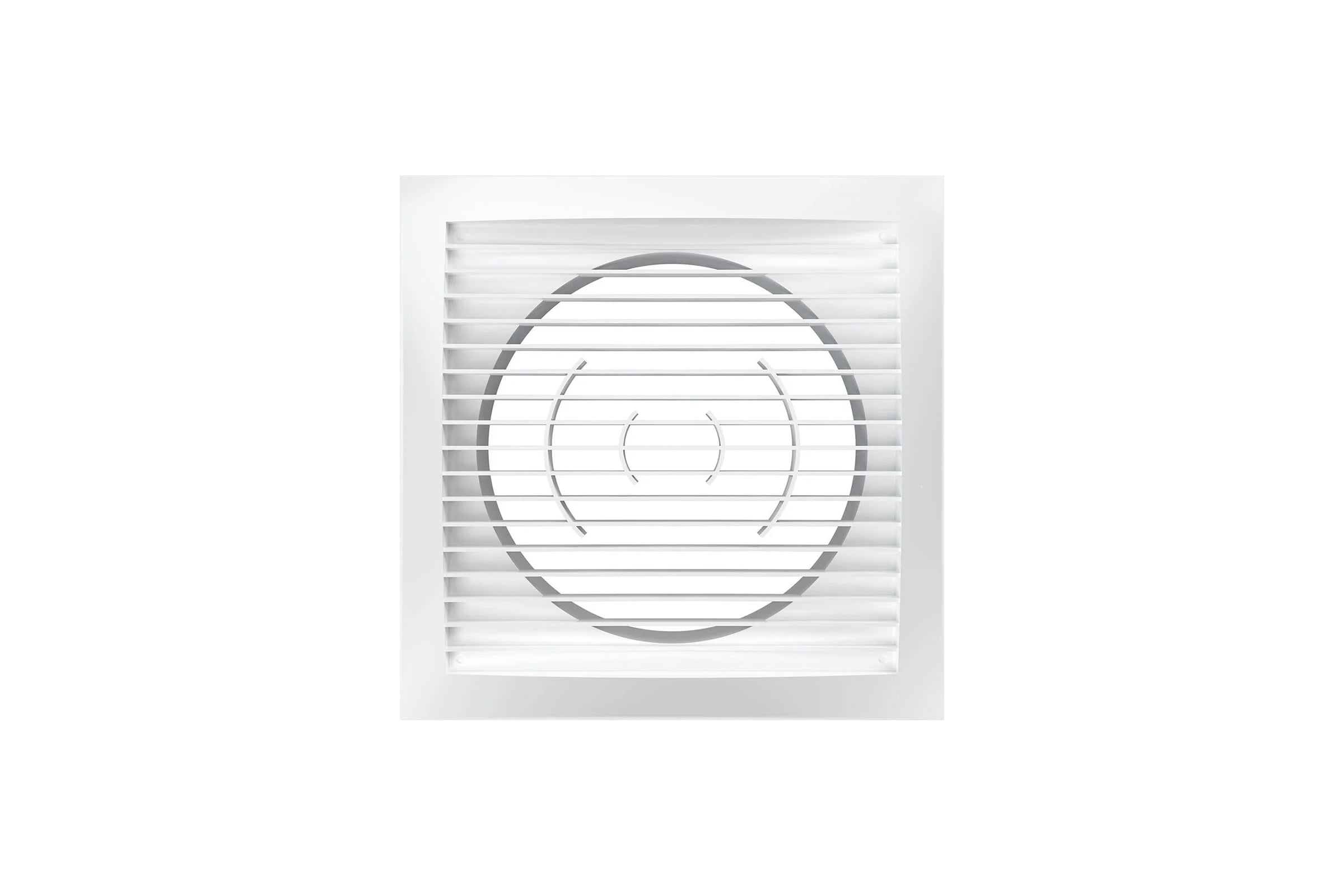 Решеткавентиляционная1515РС10Фприточно-вытяжная(150x150мм;сфланцем100мм;АБС)ERA233-082