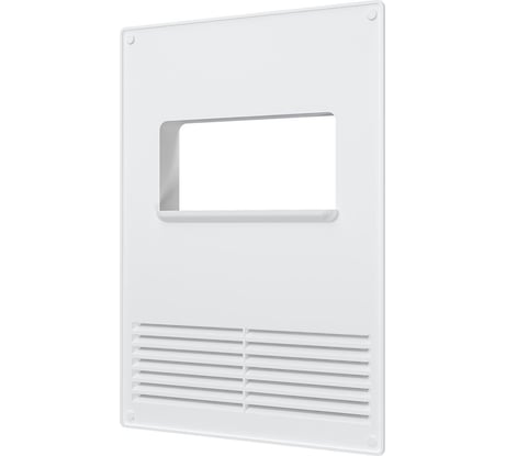 Площадка торцевая горизонтальная пластиковая с решеткой ERA 180x250 фланец 60x120 88-328 612ПТГР