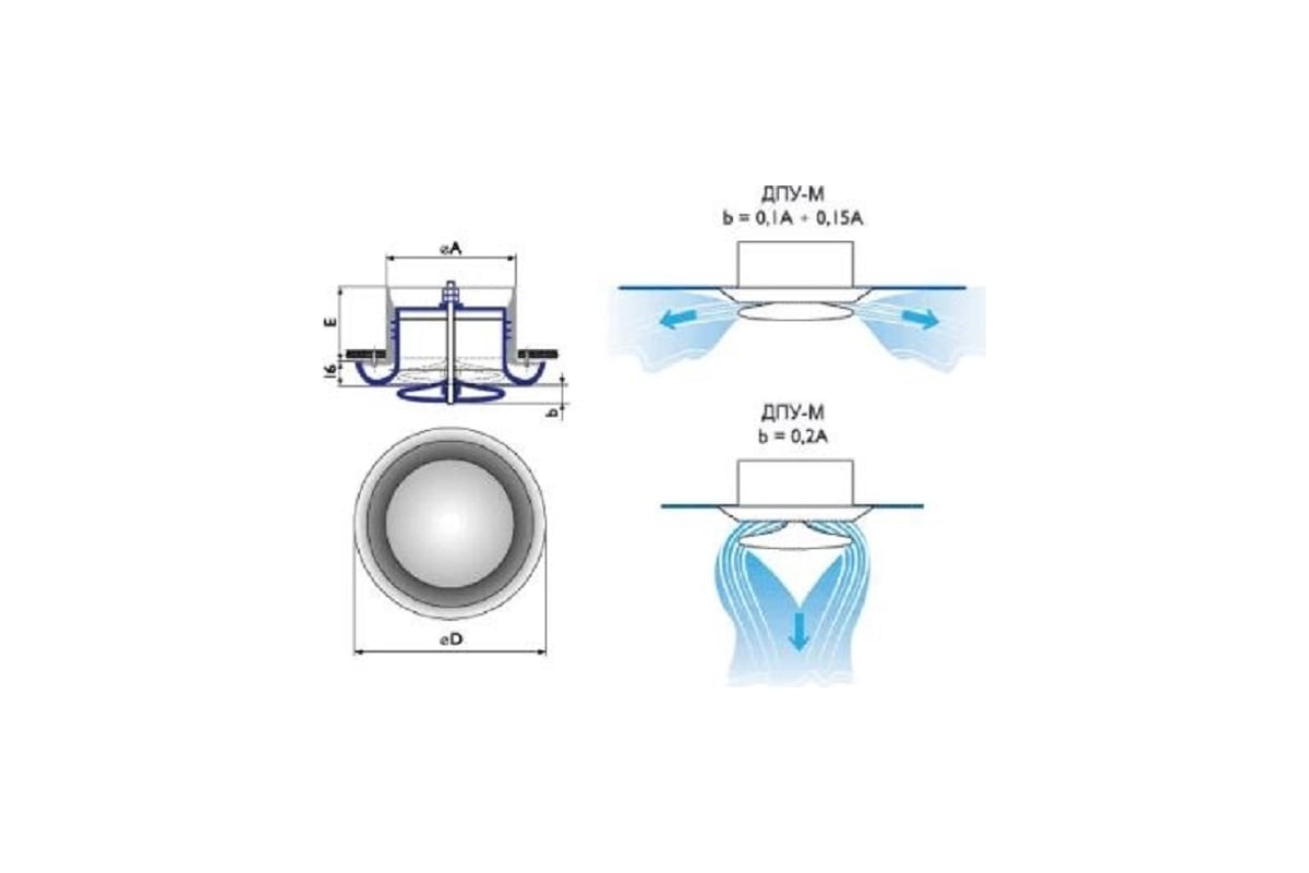 Диффузор универсальный пластиковый 200 мм ВИНТЭЛ VTL1882 - выгодная ...
