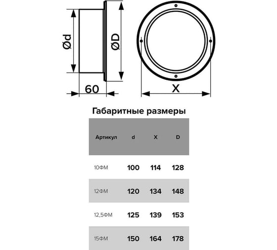 Стальной фланец ERA 10ФМ с покрытием полимерной эмалью, D100 126-014