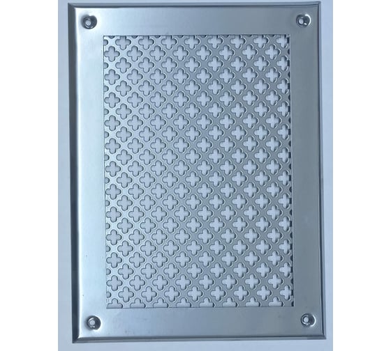 Вентиляционная решетка металлическая на саморезах 180x240 мм ООО Вентмаркет VR00240S09 1