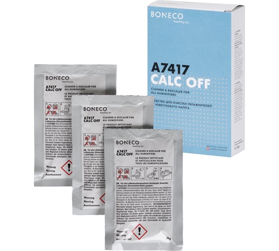 Очиститель накипи /комплект Boneco Calc Off, 3шт./ A7417 НС-0070577 1
