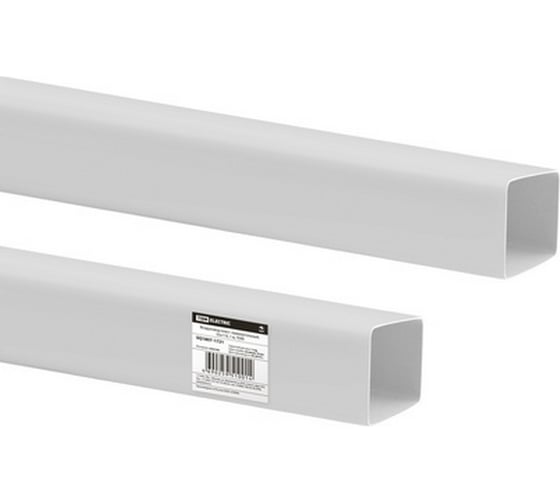 Воздуховод пластиковый прямоугольный 55x110 мм, 1 м TDM ELECTRIC SQ1807-1721