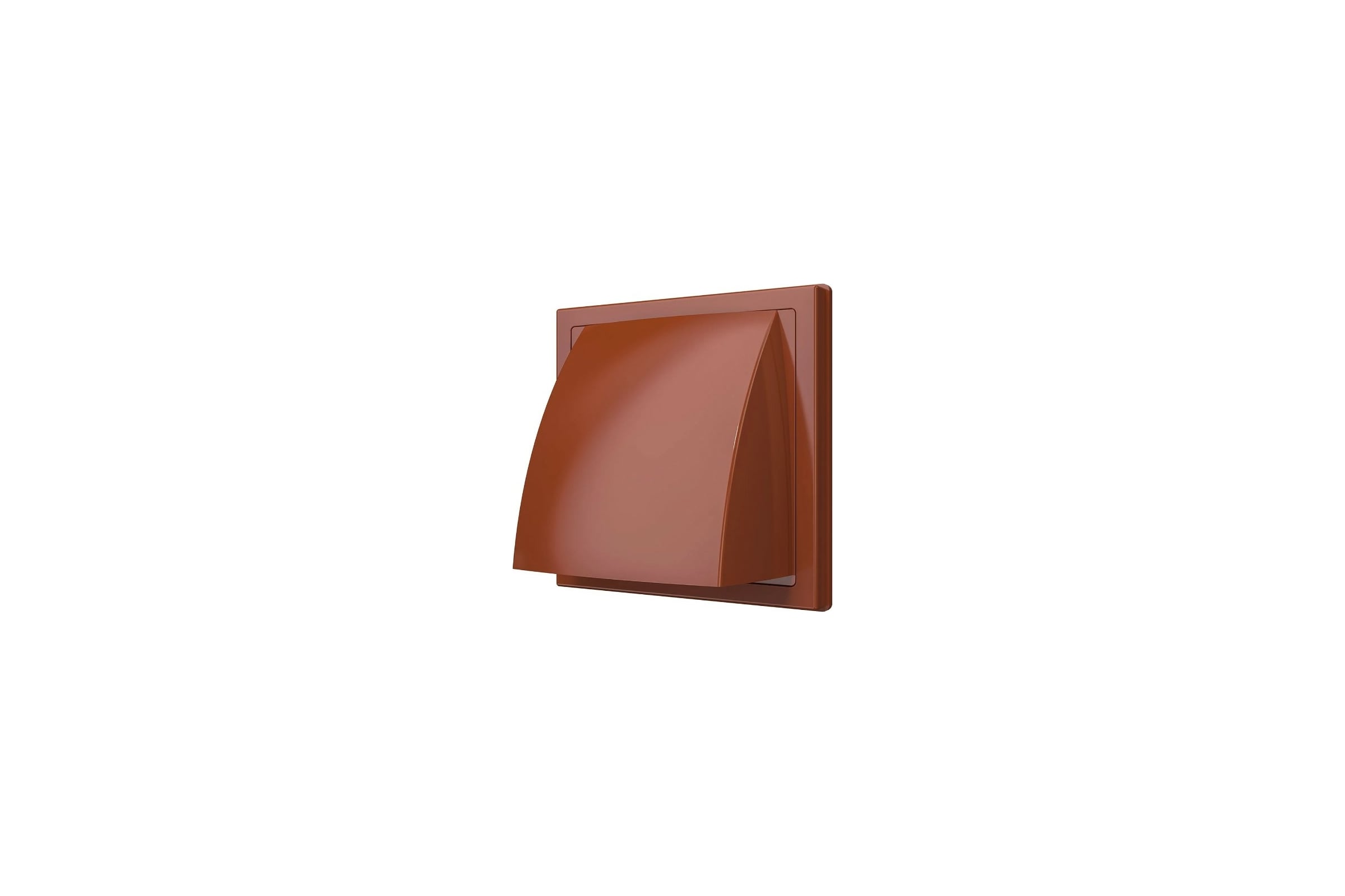 Выходстеннойвытяжнойсобратнымклапаном1515К12.5ФВ(150x150мм;фланецD125;ASA;терракотовый)ERA90-02046