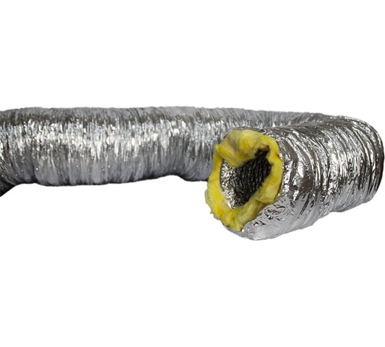 Воздуховод алюминиевый теплоизолированный ИЗО-А2 (Наrd) d315x10 м Ventart 4687202648085