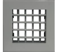 Однорядная алюминиевая решетка 2VA 200x100 мм RAL 9006 Ventart 4687202614578