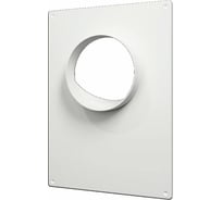 Площадка торцевая пластиковая 110ПТП 180x250 мм, фланец D110 ERA 210-042