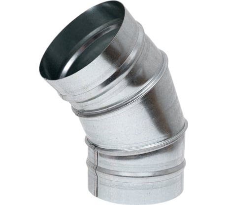 Отвод для воздуховодов (оцинкованный; 45 градусов; 100 мм) ORE 2248240003537