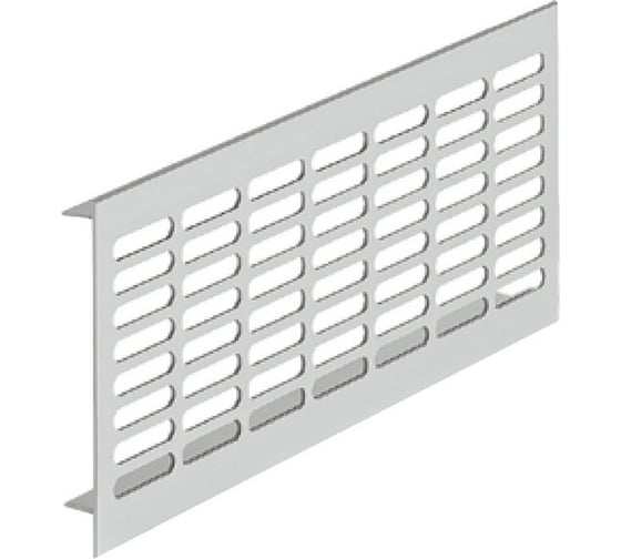 Решетка вентиляционная 500x102 мм, алюминий, серебристый Hafele 575.13.925 1