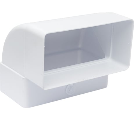 Колено вертикальное 90 градусов для плоских воздуховодов 55х110 мм ORE 4607122242378