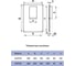 Площадка торцевая вертикальная пластиковая 612ПТВ (180x250 мм; 60x120 мм) ERA 86-883 5