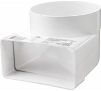 VENTS 823 Колено 204*60x150 мм без упак. 100000000612