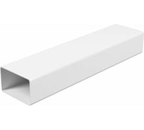 Канал прямоугольный 9005 (220х90 мм; 0.5 м; в термопакете) VENTS 1000054981