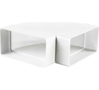 Колено горизонтальное 7271 (120x60 мм) VENTS 13557991