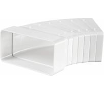 Колено горизонтальное разноугловое 52510 (55x110 мм) VENTS 1060312