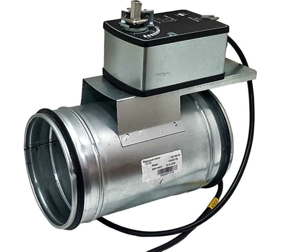Заслонка регулирующая круглая TKD125-SC-03DN/24V 125 мм с электроприводом 3Нм, 24В, управление открыто/закрыто с возвратной пружиной TECHNO 551254