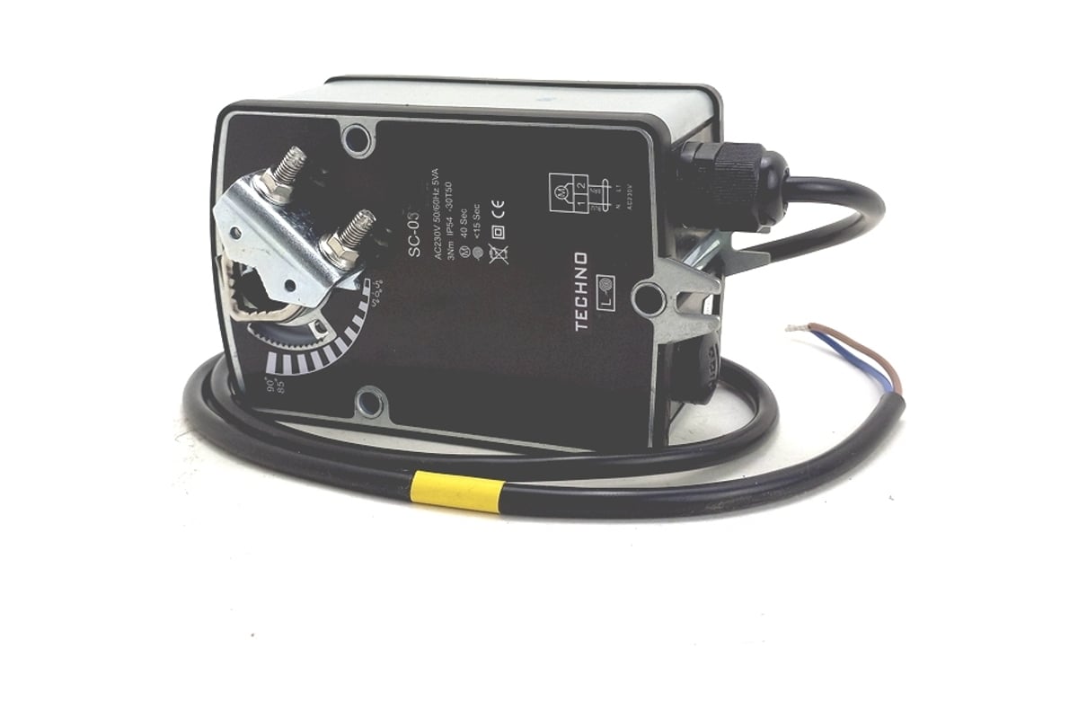Заслонка регулирующая круглая TKD100-SC-03DN/24V 100 мм с ...