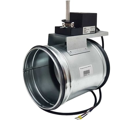 Заслонка регулирующая круглая TKD160-02DN/230V 160 мм с реверсивным электроприводом 2Нм, 220В, управление открыто/закрыто TECHNO 550161