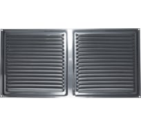 Решётка вентиляционная 150x300 мм полимер хром Трибатрон 87727