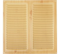Решётка вентиляционная 300x300 мм декор под дерево СОСНА Трибатрон 88214
