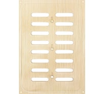 Решётка вентиляционная раздвижная 170x240 мм декор под дерево БЕЛЁНЫЙ ДУБ Трибатрон 88178