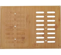 Решётка вентиляционная раздвижная 240x340 мм декор под дерево СОСНА Трибатрон 88188