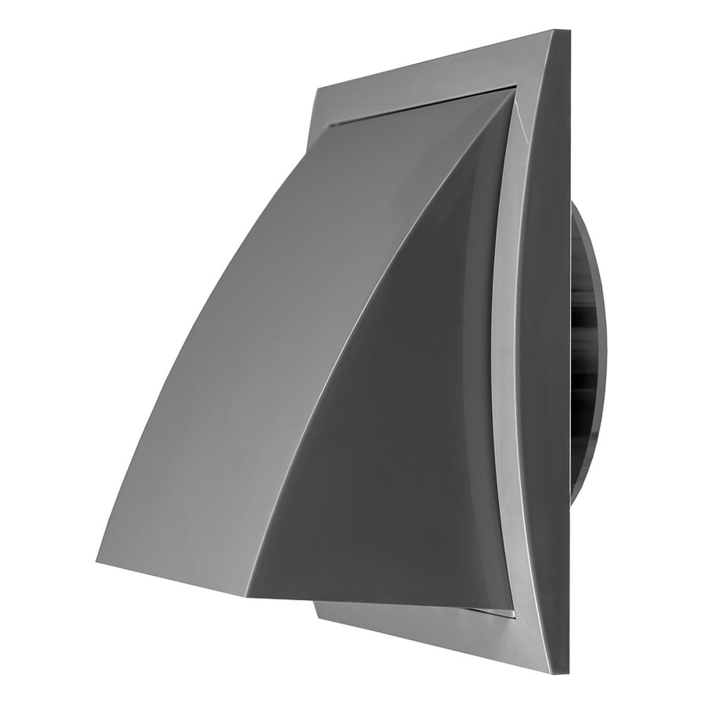 Выход стенной вытяжной с обратным клапаном (175x175 мм; с фланцем 125 ...