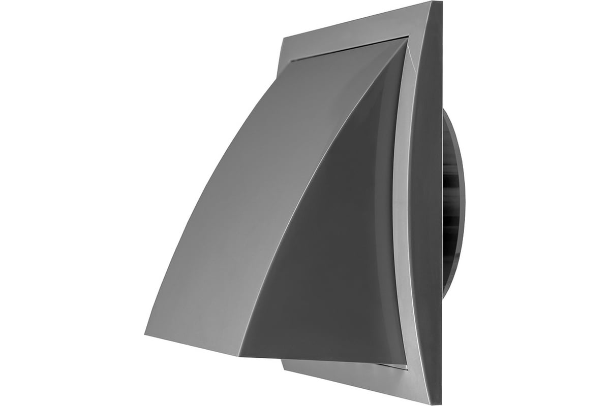 Выход стенной вытяжной с обратным клапаном (175x175 мм; с фланцем 125 ...