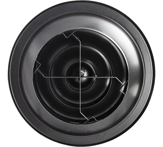 Веерный алюминиевый диффузор ДФА 250 RAL 7021 Ventart 4687202647972