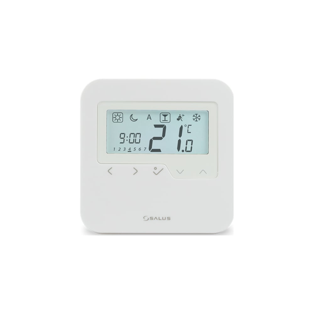 Терморегулятор проводной электронный программируемый накладной Salus ...