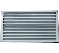 Решетка жалюзийная ООО Вентмаркет накладная из листовой оцинкованной стали с внутренними жалюзями, габаритный размер 430x130 мм RG043001
