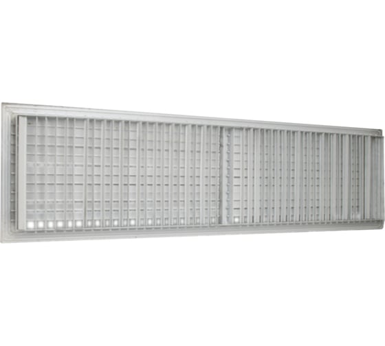 Двухрядная алюминиевая решетка 2VA 600x300 мм Ventart 4687202614721