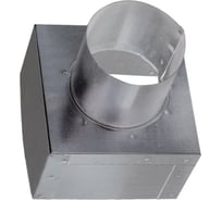 Ventart АДАПТЕРЫ ОЦИНКОВАННЫЕ ВРЕЗКА ВВЕРХ, Адаптер 150x150/100 Врезка вверх 4687202644353