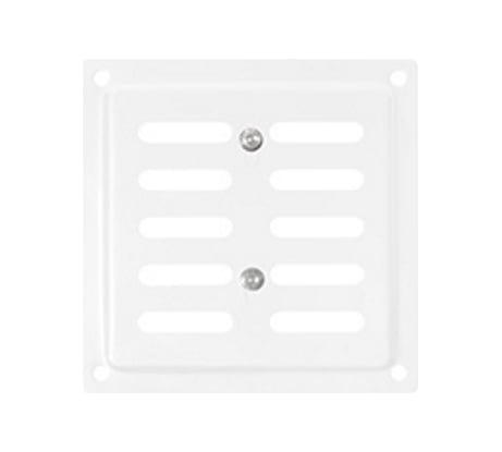 Решетка вентиляционная 100x100 мм, регулируемая, белый Домарт 170957