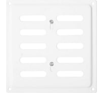 Решетка вентиляционная 150x150 мм, регулируемая, белый Домарт 170956