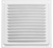 Решетка вентиляционная 150x150 мм, с сеткой, белый Домарт 170947