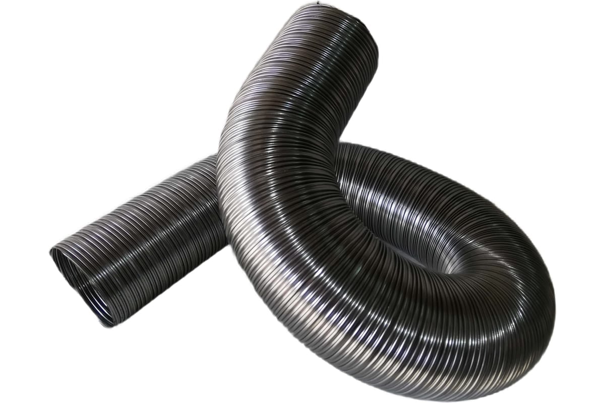Газоход гибкий гофрированный (160 мм; 3 м; нержавеющая сталь) ВИЕНТО ...