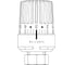 Термостат Uni LK M 28x1.0 с жидкостным чувствительным элементом OVENTROP 1613501 3