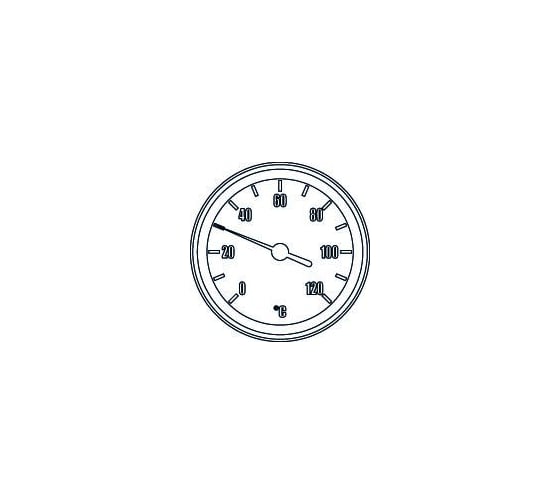 Термометр для Regumat Ду 25 2015/ Ду 32 2013, синий OVENTROP 1357098