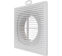 Решетка вентиляционная 2121П12Ф фланец 125 мм разъемная 208х208 мм пластик ERA 233-024