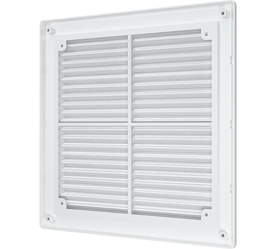 Решетка вентиляционная разъемная AR A2525R 249х249 мм, пластик AURAMAX 90-00013