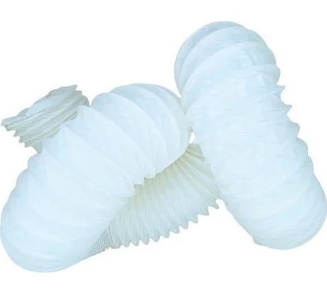 Гибкий полимерный (ПВХ) воздуховод PVC White -102 мм x 3 м DEC P102/3PBD/VF