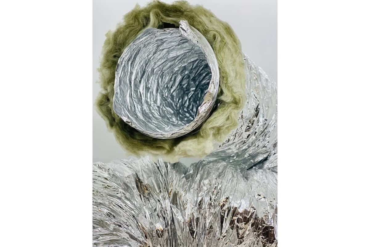 Воздуховод Isodec A23i-127 мм х 10 м, утепленный, гибкий, алюминиевый ...