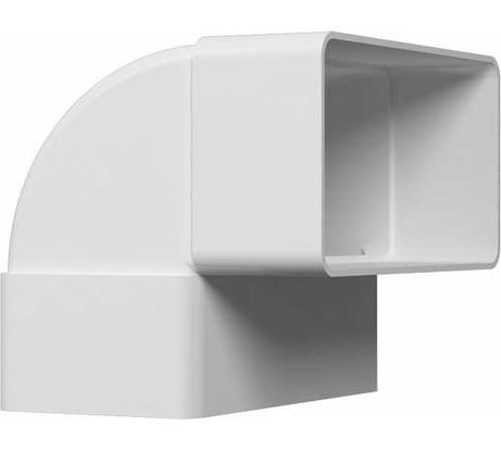 Колено вертикальное пластик 90, 55х110 мм ERA 511КВП 87-734