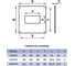 Накладка торцевая 150х150 мм для воздуховода 60х120 мм ERA 612НПП 210-036 5