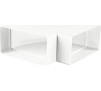 Колено горизонтальное (122х60 мм) VENTS 10205843